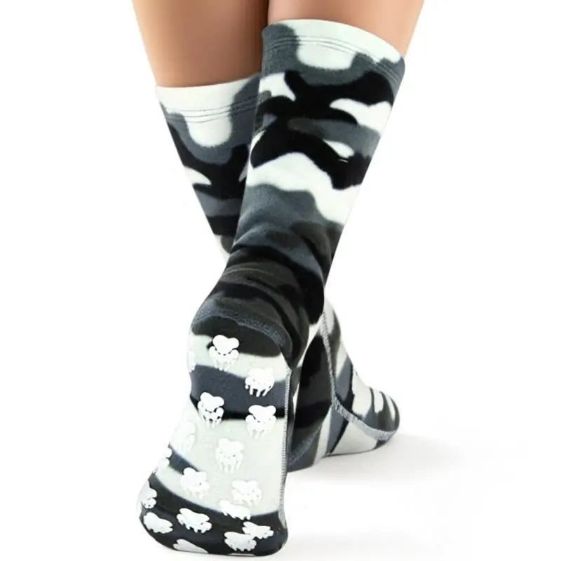Polar Feet Fleece Socks - Snow Camo Polar Feet