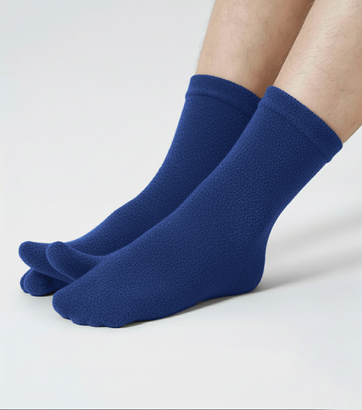 Polar Feet Fleece Tabi Socks - Denim