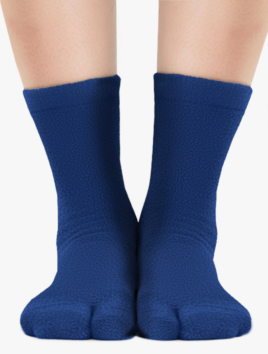 Polar Feet Fleece Tabi Socks - Denim