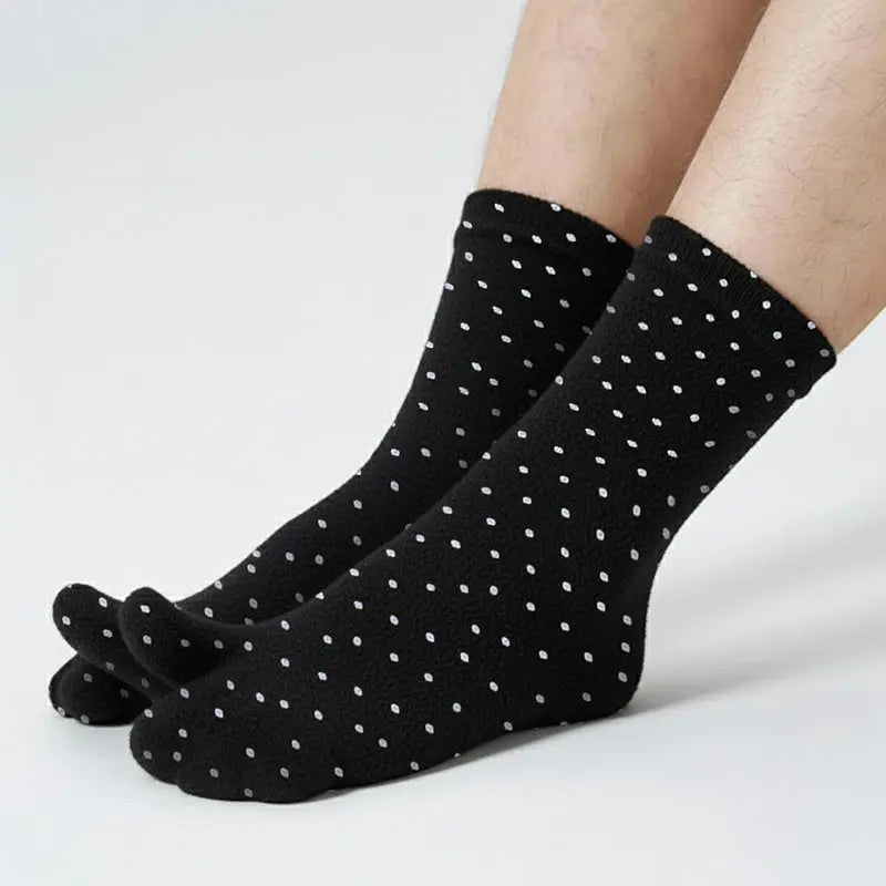 Polar Feet Fleece Tabi Socks - Domino Polar Feet