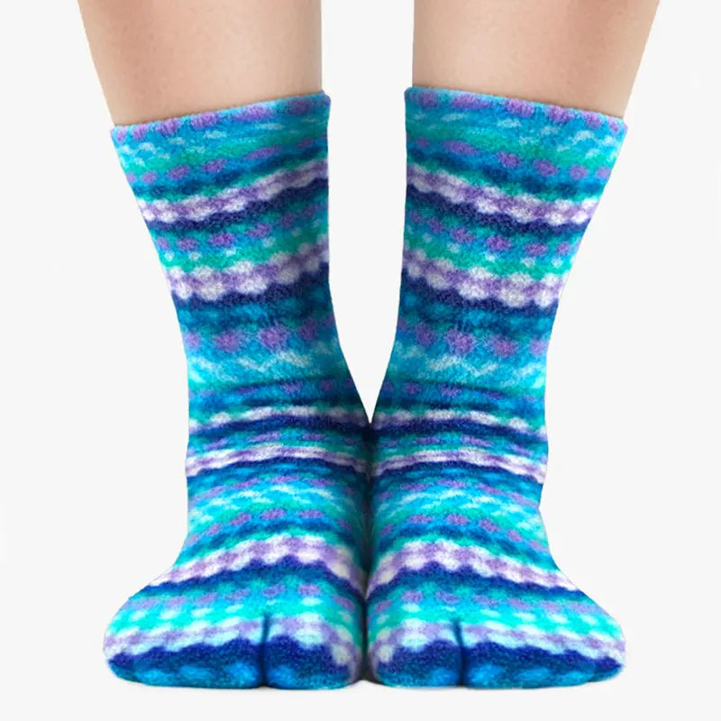 Polar Feet Fleece Tabi Socks - Ripple Polar Feet