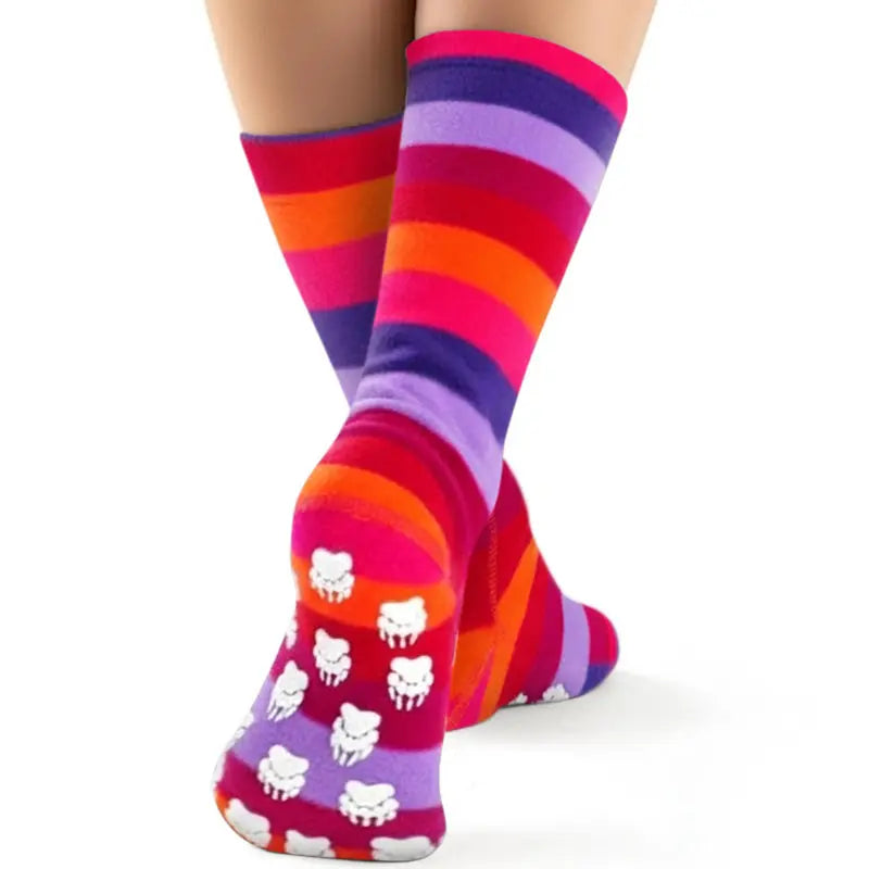 Kids' Nonskid Fleece Socks - Jelly Bean Polar Feet