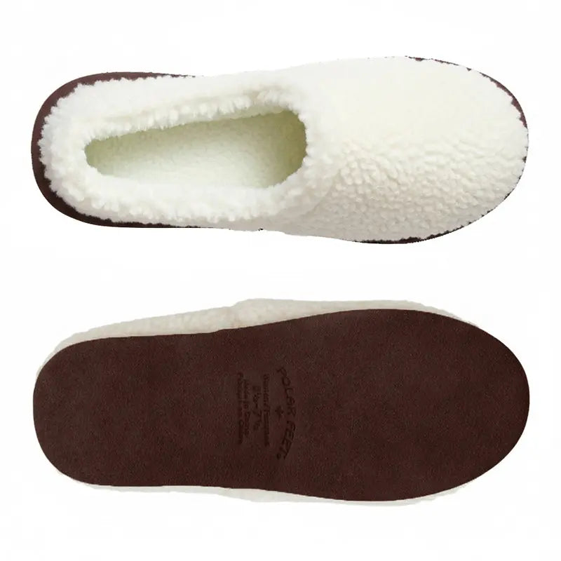 Polar Feet Kids' Perfect Mocs White Berber Polar Feet
