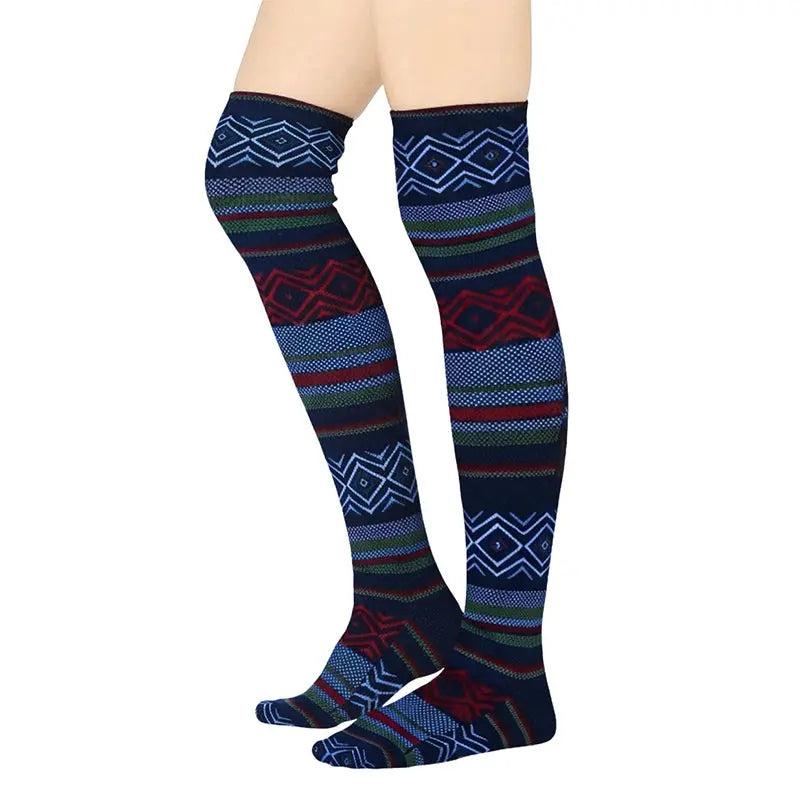 Over The Knee Fleece Socks - Nordic Polar Feet