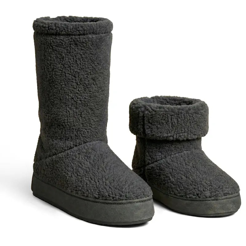 Polar Feet Women's Snugs - Grey Berber Polar Feet