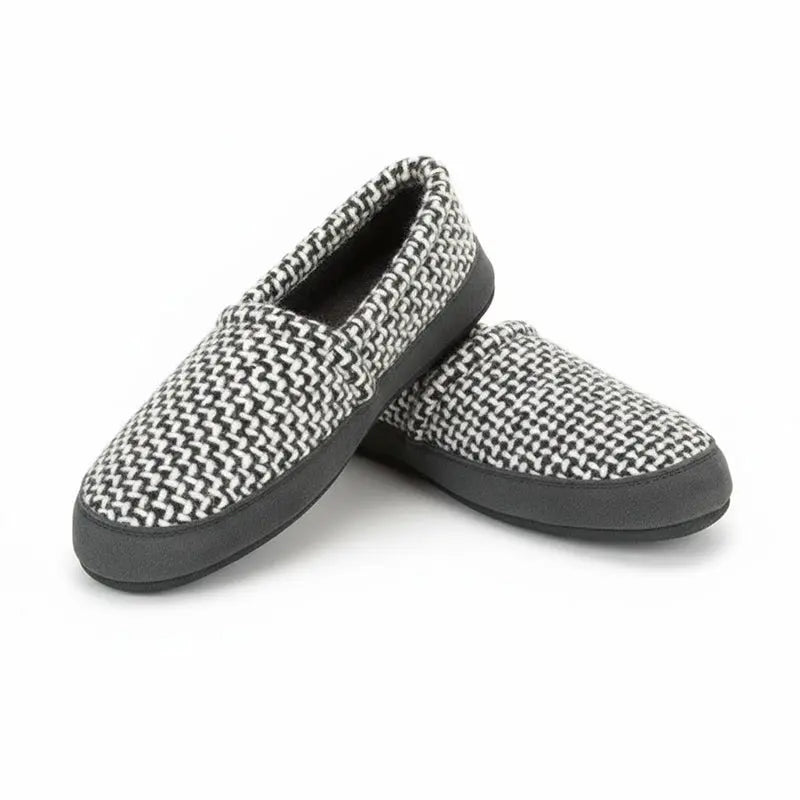 Polar Feet Men's Perfect Mocs Grey Wool Polar Feet