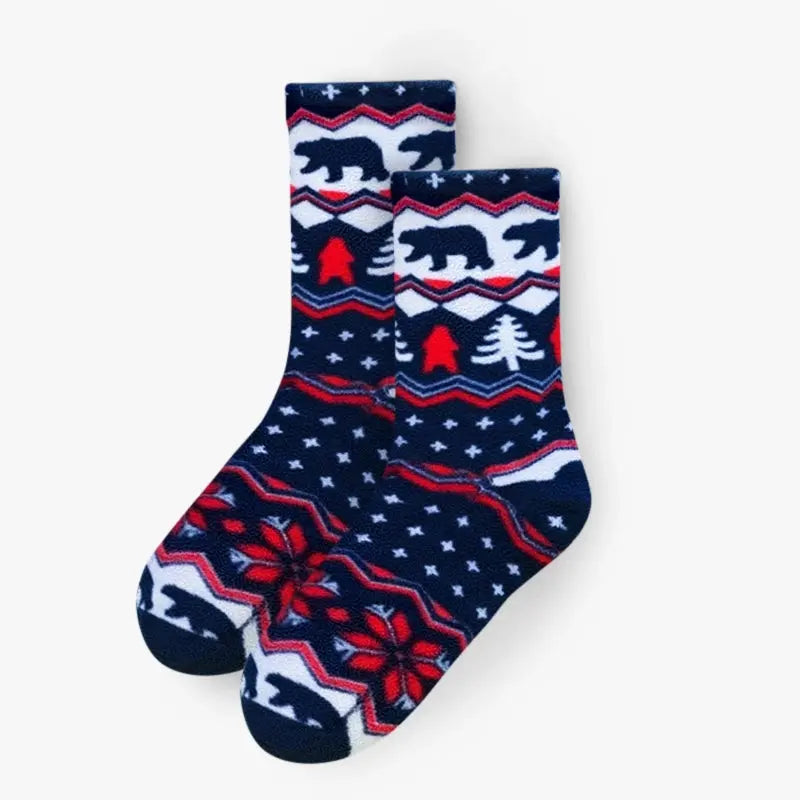 Polar Feet Fleece Socks - Polar Bear Polar Feet
