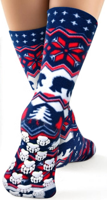 Kids' Nonskid Fleece Socks - Polar Bear