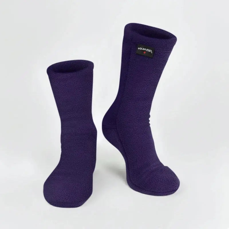 Polar Feet Fleece Socks - Purple Rain Polar Feet