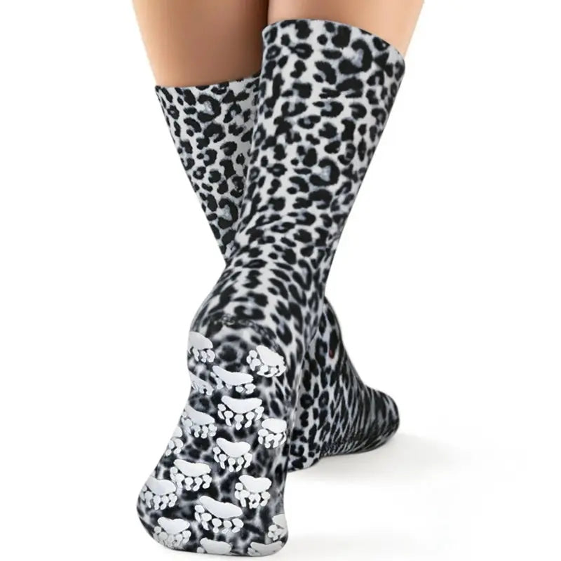 Polar Feet Fleece Socks - Snow Leopard Polar Feet
