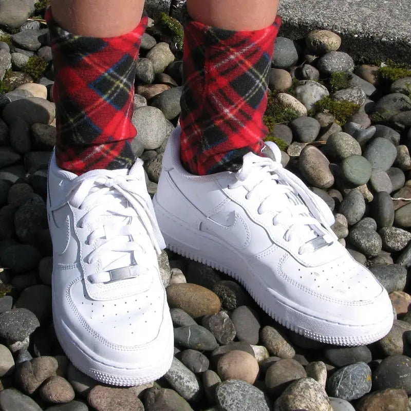 Kids' Nonskid Fleece Socks - Highlander Polar Feet