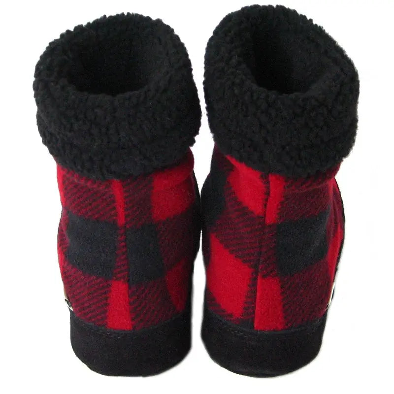 Polar Feet Women's Snugs - Buffalo Plaid Polar Feet