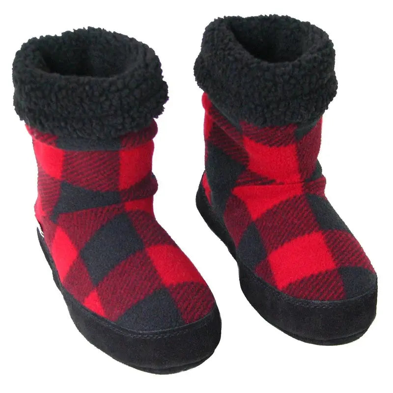 Polar Feet Women's Snugs - Buffalo Plaid Polar Feet