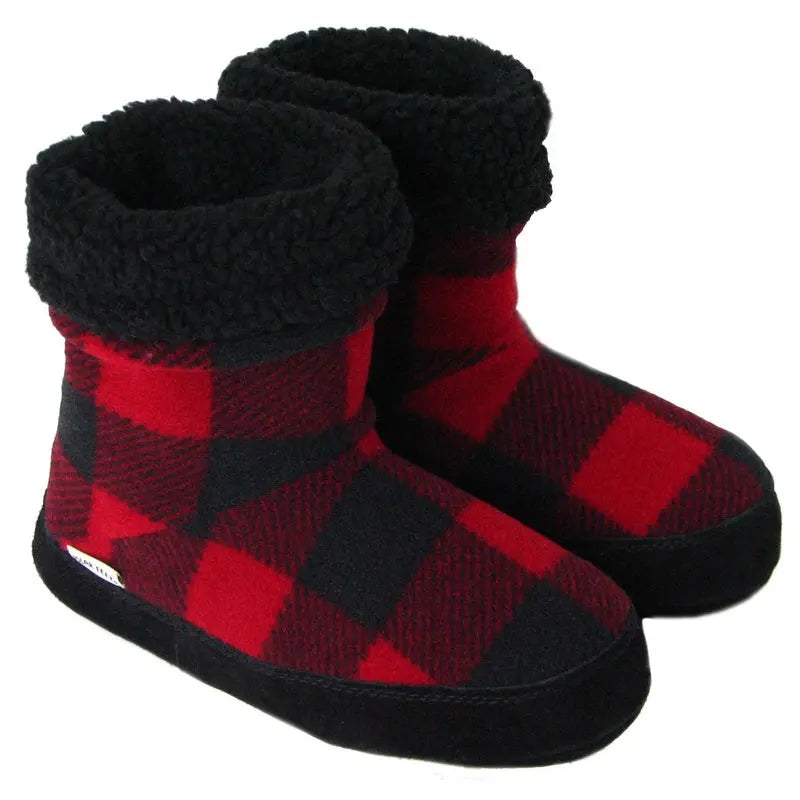 Polar Feet Women's Snugs - Buffalo Plaid Polar Feet