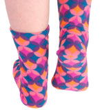 Polar Feet Fleece Tabi Socks - Art Deco