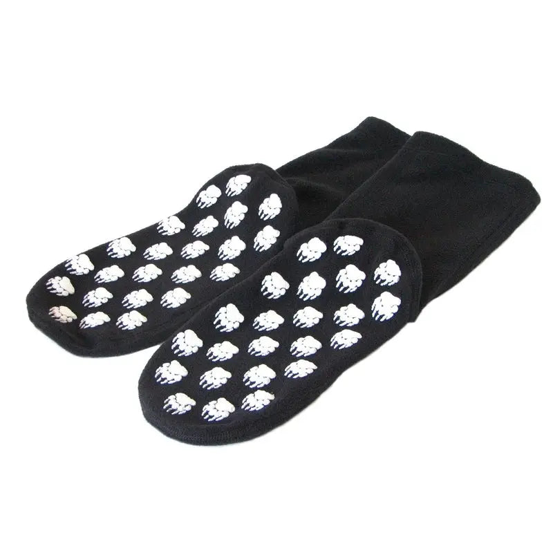 Polar Feet Fleece Socks - Black Polar Feet