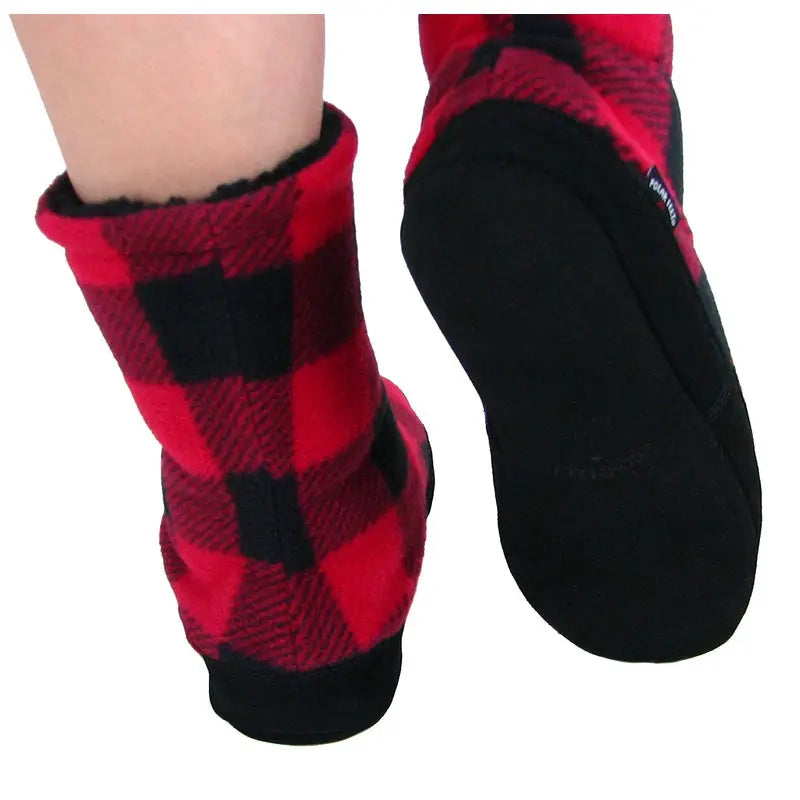Polar Feet Women's Snugs - Buffalo Plaid Polar Feet