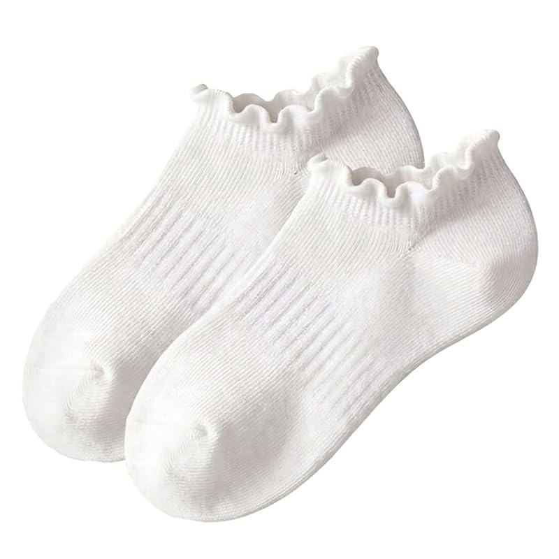 Polar Feet Ankle Yoga Socks in White - Regular Sole - Photo 3