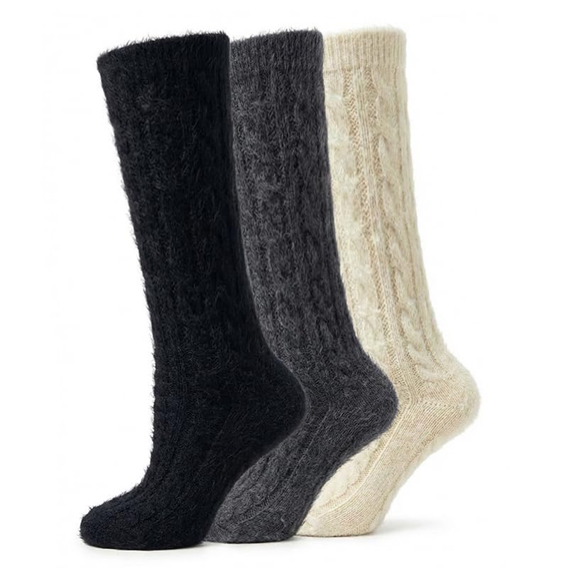 Cable Knit Over-the-Knee Socks | Polar Feet
