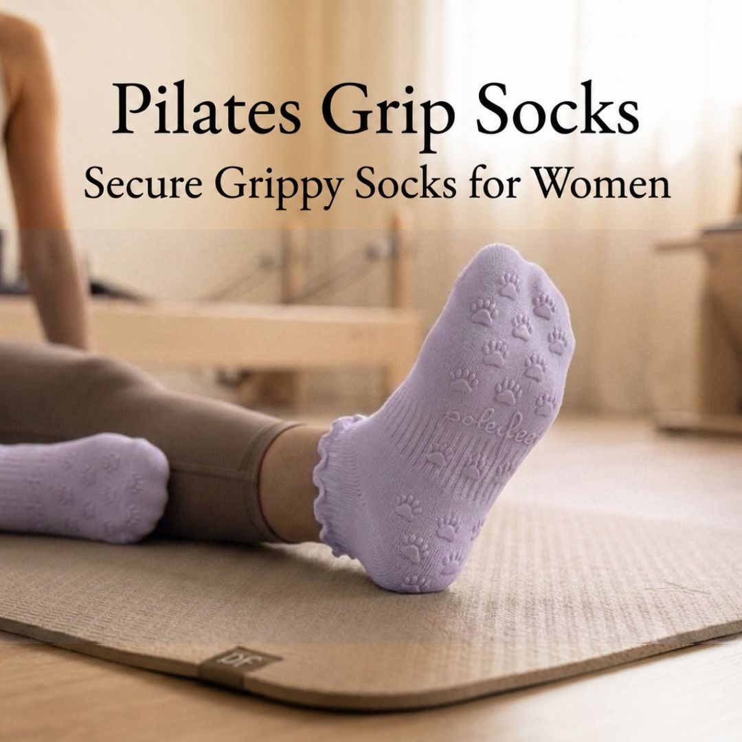 Ankle Yoga Socks - Lavender Polar Feet