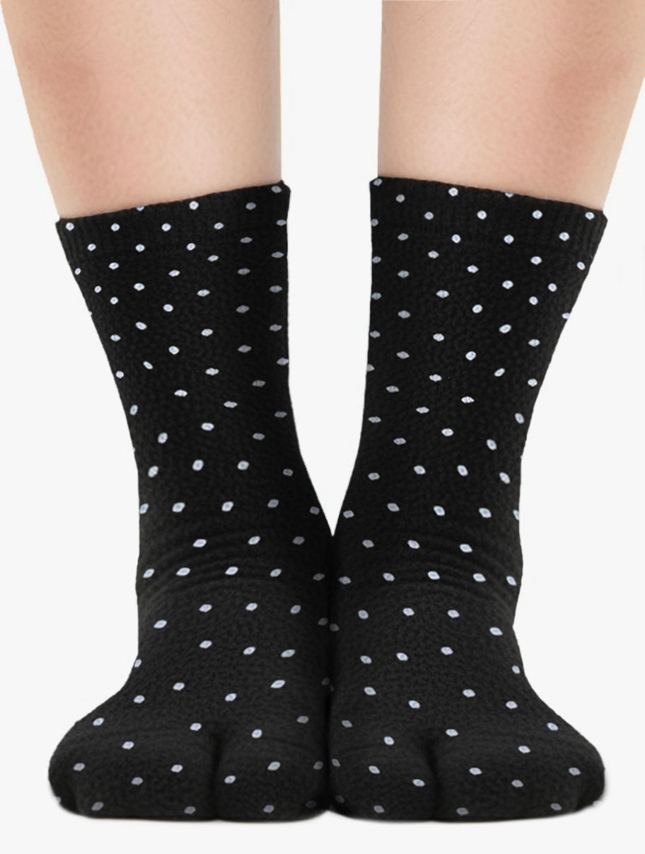 Polar Feet Fleece Tabi Socks - Domino