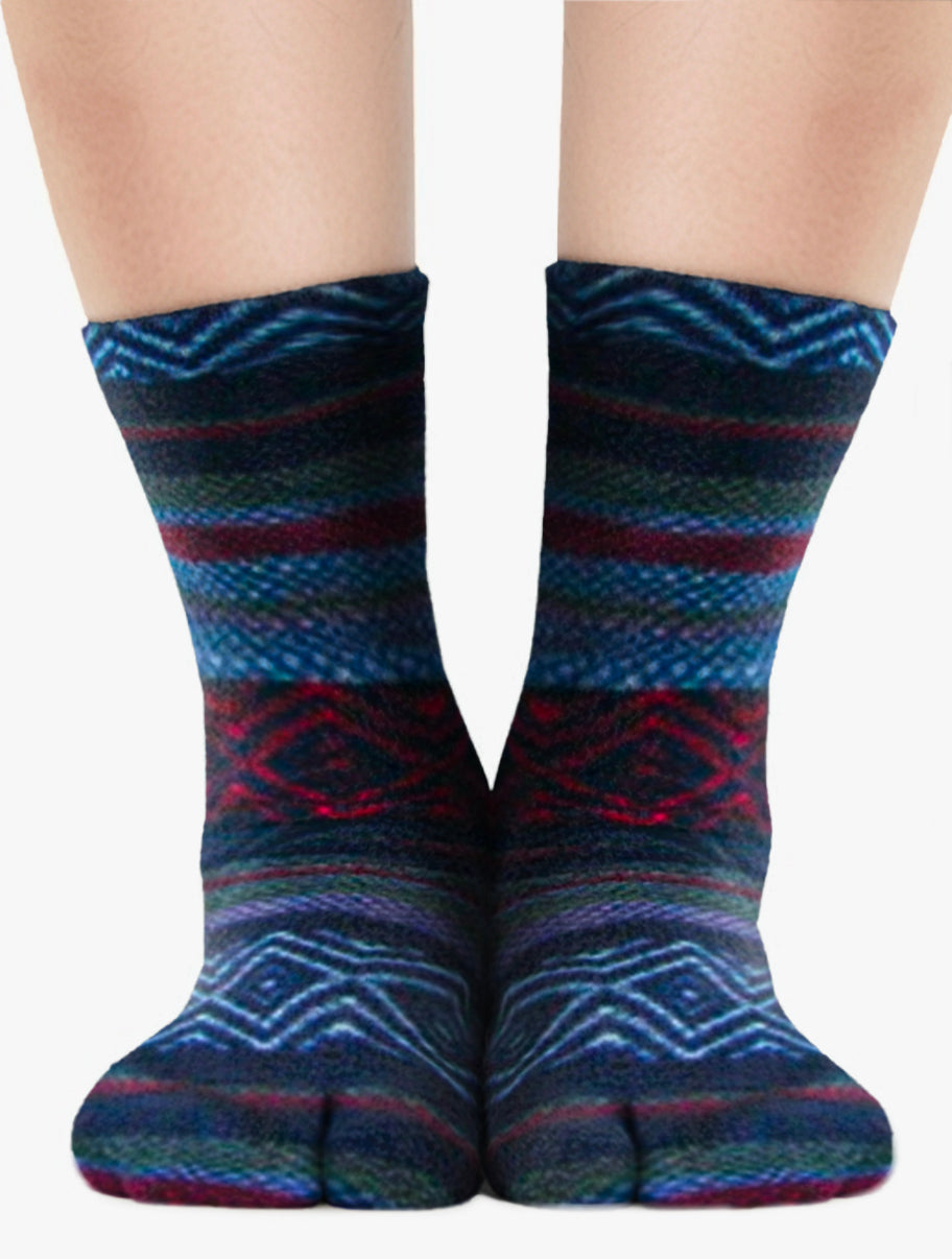 Polar Feet Fleece Tabi Socks - Nordic