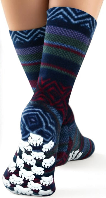 Kids' Nonskid Fleece Socks - Nordic
