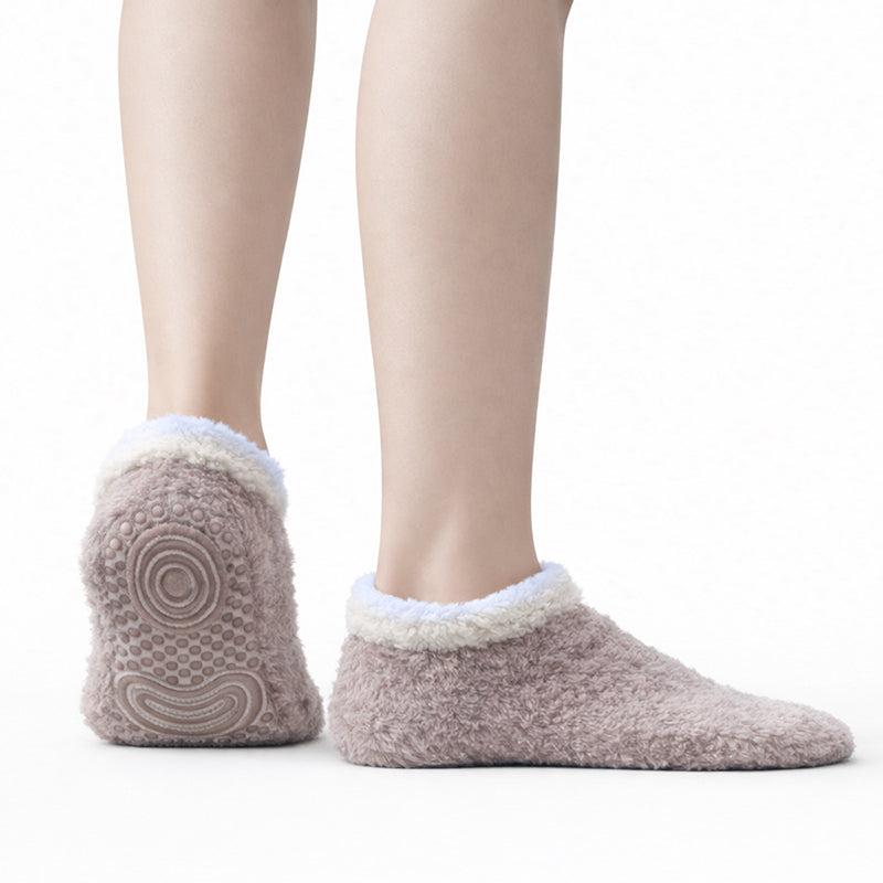 Cloud Walk Slippers - Mauve Terracotta Polar Feet