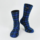 Polar Feet Fleece Socks - Blue Flannel