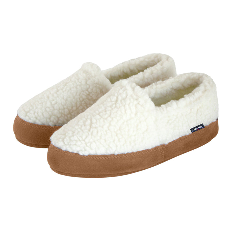 Polar Feet Women's Perfect Mocs - Cream Berber