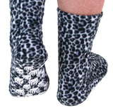 Polar Feet Fleece Socks - Snow Leopard