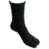 Polar Feet Fleece Tabi Socks All Black v2