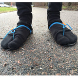 polar feet tabi socks with xero running sandals