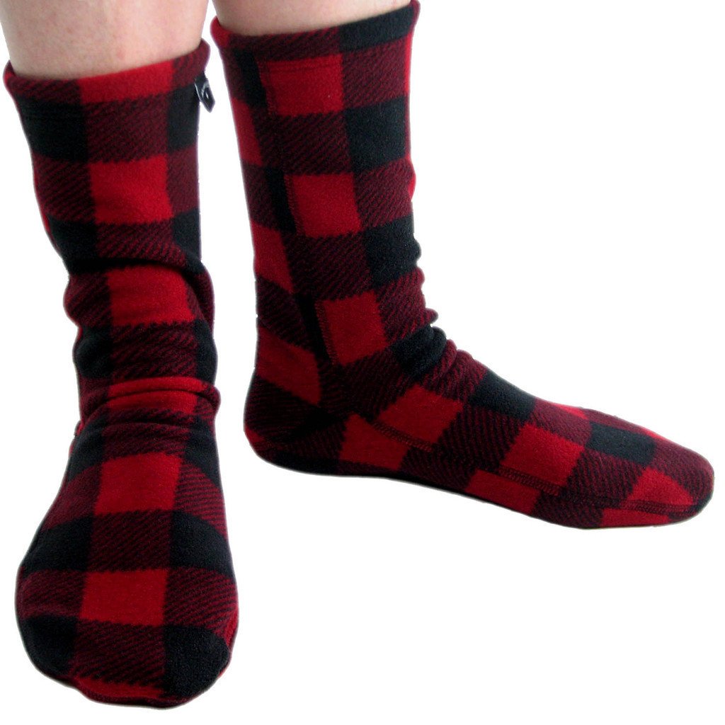 Mens fleece store socks