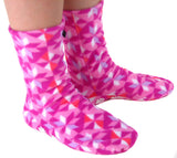 Kids' Nonskid Fleece Socks - Kaleidoscope