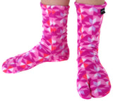 Polar Feet Fleece Tabi Socks - Kaleidoscope