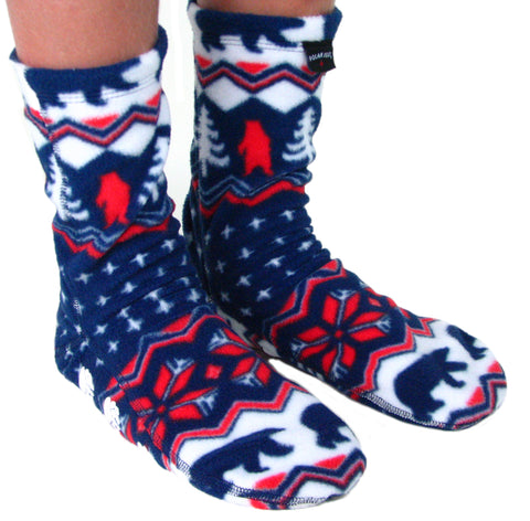 Kids' Nonskid Fleece Socks - Polar Bear | Slipper Socks – Polar Feet® Ltd
