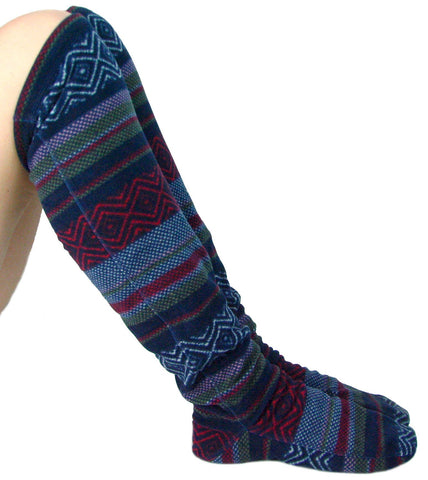 Over The Knee Fleece Socks Nordic Polar Feet Ltd
