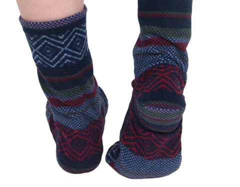 Big and tall mens slipper socks best sale