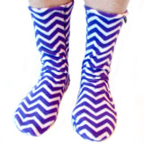 Polar Feet Fleece Socks - Zigzag