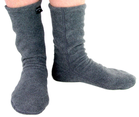 Polar Feet Fleece Socks - Soft Grey – Polar Feet® Ltd