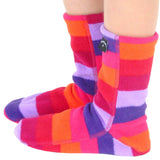 Polar Feet Kids Fleece Socks - Jellybean