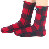 Polar Feet Kids Fleece Socks - Lumberjack