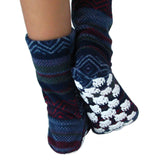 Kids' Nonskid Fleece Socks - Nordic