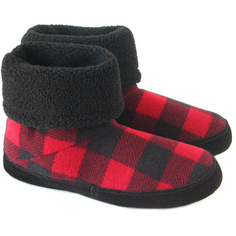 Polar Feet Mens snugs slippers - lumberjack