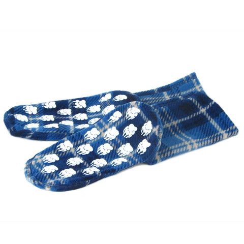 Polar Feet Fleece Socks - Blue Flannel