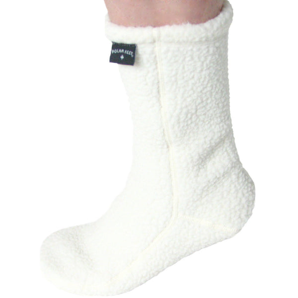 Polar Feet Supersoft Fleece Socks - Cream – Polar Feet® Ltd