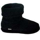 Polar Feet Women's Snugs Slippers in Black Berber v2