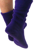 Polar Feet Fleece Socks - Purple Rain