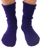 Polar Feet Fleece Socks - Purple Rain